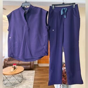 Figs Scrub Set- Purple Jam